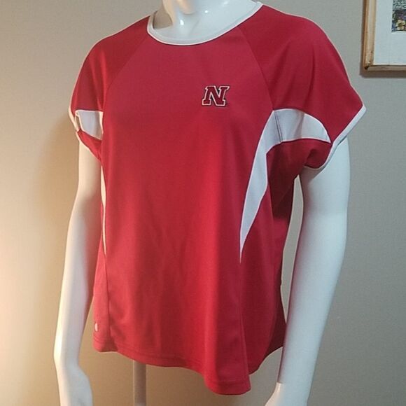 Holloway Red & White Nebraska Huskers Tee (Large) - Picture 1 of 7